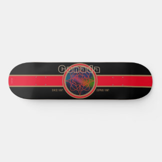Canadá Desde 1867 Aurora (Negro) Patineta