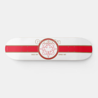 Canada Desde 1867 (Blanco) Skateboard