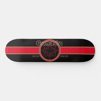 Canada Desde 1867 (Negro) Patineta