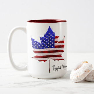 Canadá EE.UU. sopla tazas y tazas de souvenirs EE.