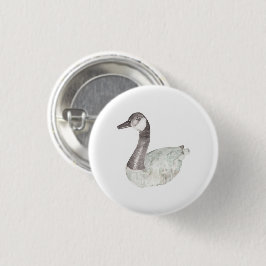 Canadá Goose en un botón