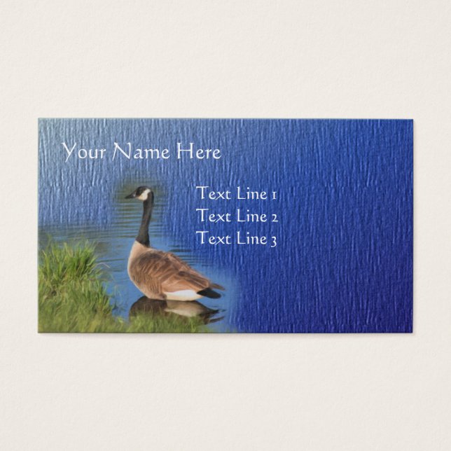 Canadá Goose Nature Animal Art (Frente)