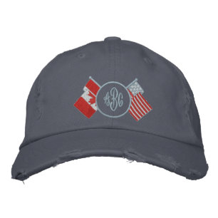 Canadá - Gorra del Monograma de Estados Unidos