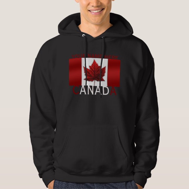 Canadá Hoodie Personalizado Sm - 3XL Camisa Canadá (Anverso)
