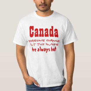 canada hot dudes camisetas