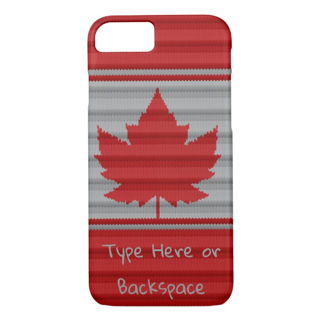 Canadá iPhone 8 / 7 Fundas Souvenirs de Canadá (Reverso)