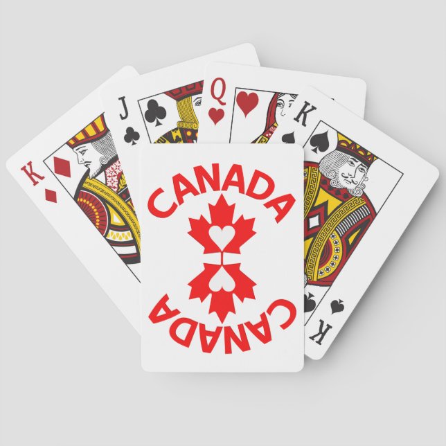 CANADÁ jugando cartas (Reverso)