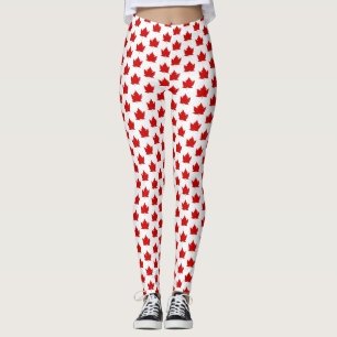 Canadá Leggings Canada Maple Leaf Souvenir Pants