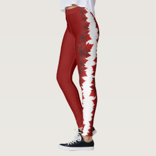 Canadá Leggings Canada Maple Leaf Team Leggings