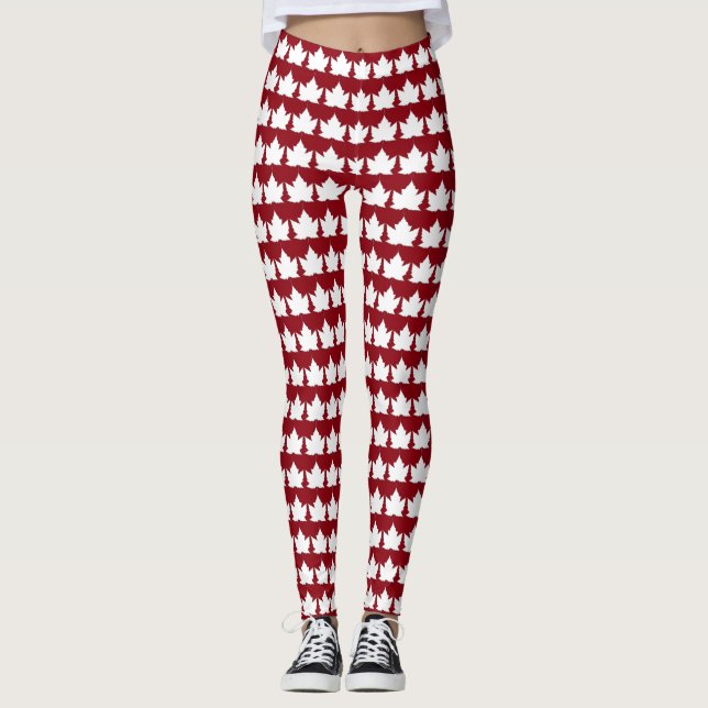 Canadá Leggings Classic Canada Souvenir Pants (Anverso)