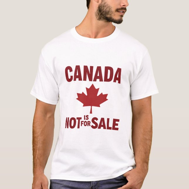 Canadá No Está en Venta – Camiseta de Declaración  (Anverso)