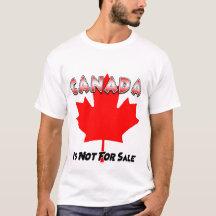 Canadá No Se Vende Camiseta Básica
