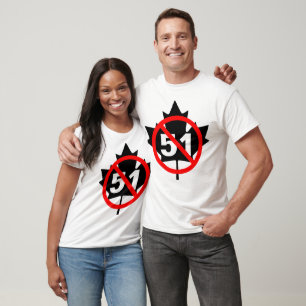 Canadá nunca 51ª camiseta