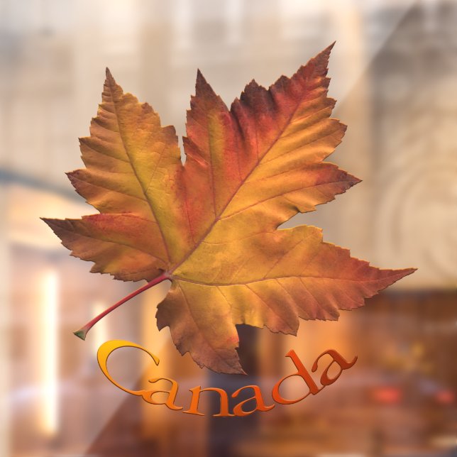 Canadá Pegatina Personalizado Maple Leaf Decal (Hoja 2)
