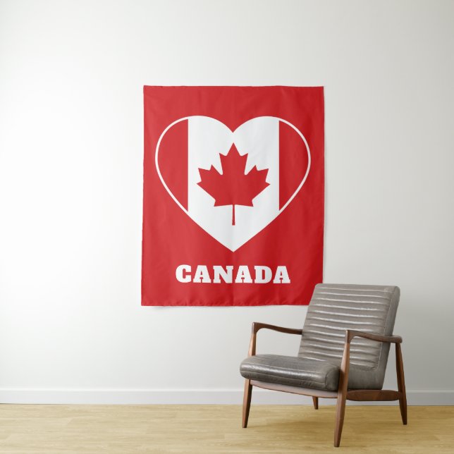 Canadá personalizado de amor tapiz de texto (In situ)