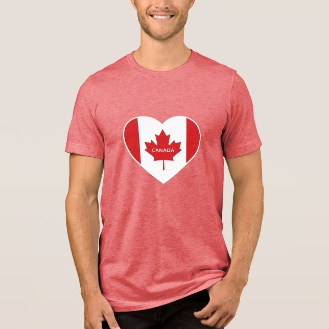 Canadá personalizados de amor camisetas y chaqueta (Anverso)