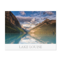 Canadá: postal de Lake Louise con texto