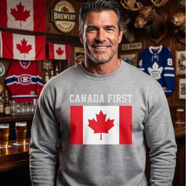 Canadá Primero. Canadá Conservador. Sudadera (Subido por el creador)