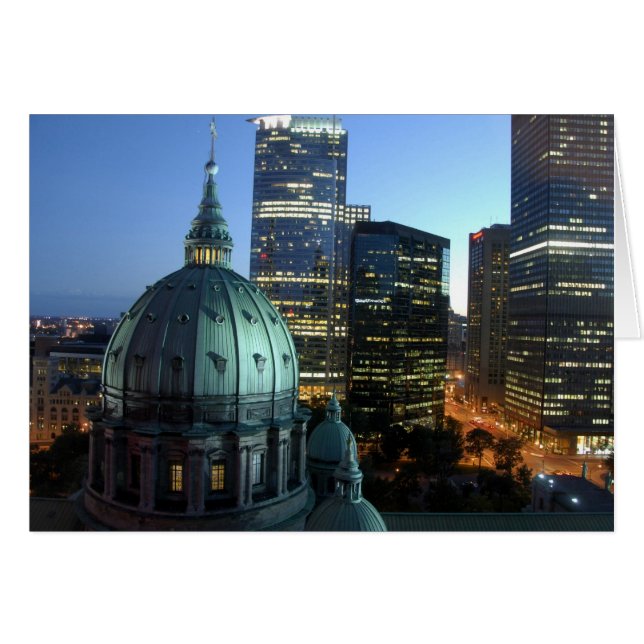 Canadá, Quebec, Montreal. Montreal downtown, (Anverso (Horizontal))