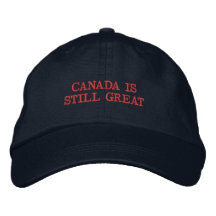 Canadá sigue siendo un gran Gorra bordado