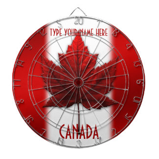 Canadá tableros de anuncios con bandera de Canadá