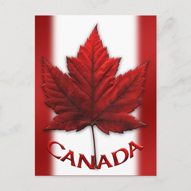 Canadá Tarjetas Canadá Bandera Personalizado de ta (Anverso)