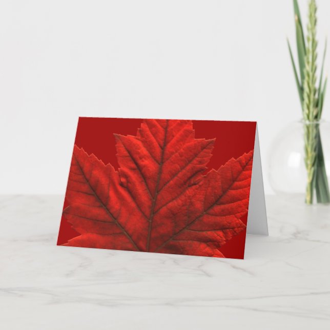Canadá Tarjetas Canadá Bandera Personalizado de ta (Anverso)