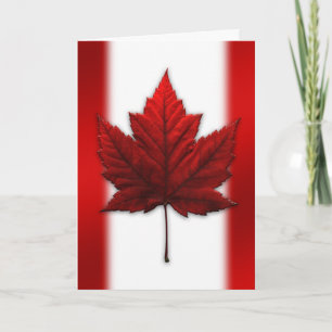 Canadá Tarjetas Canadá Bandera Personalizado de ta