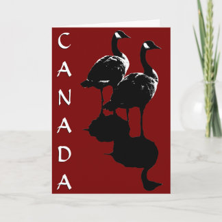 Canadá Tarjetas Goose Canadá Tarjetas de felicitac