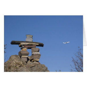 Canadá, Terranova, St. John's. Inukshuk (para