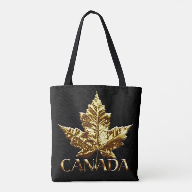 Canadá Tote Bags Canada Bolsas de hojas de arce de (Reverso)