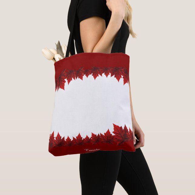 Canadá Tote Bags Personalizado Canadá Bolsas de ho (Detalle)