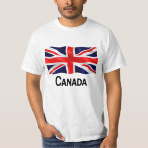 Canadá Union Jack - camiseta del valor