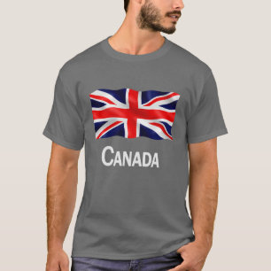 Canadá Union Jack - camiseta oscura básica