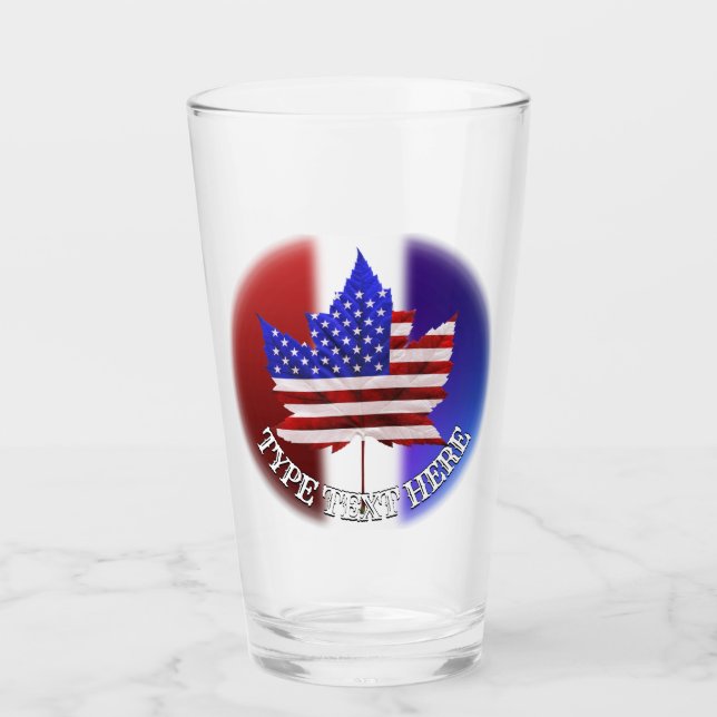 Canadá USA Glasses US Canada Souvenir Mugs & Cups (Anverso)