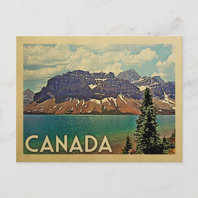 Canadá: Viaje con tarjeta postal (Anverso)