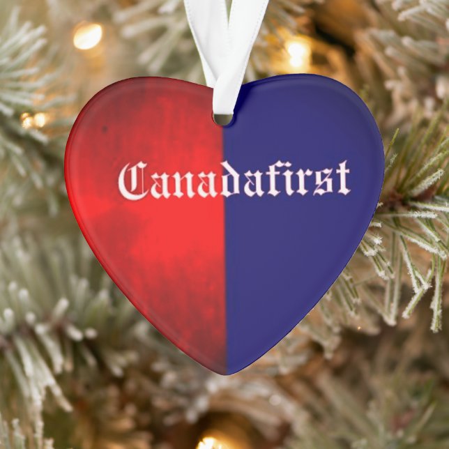 CANADAFIRST HEART Ornamento acrílico (Árbol)