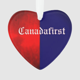 CANADAFIRST HEART Ornamento acrílico