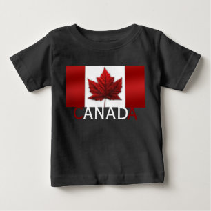 Canadiense Bandera Bebé con camiseta de hoodie de 