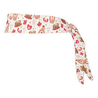Canadiense Day Fiesta Hair Tie