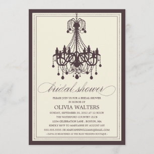CANAL DE CREMA INVITACIÓN DE DUCHA BRIDAL