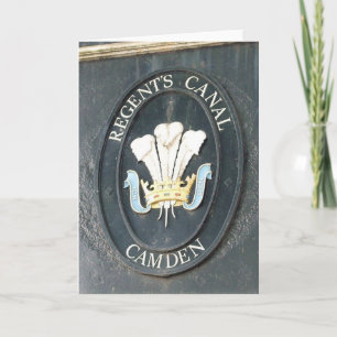 Canal de Regent - Candado de Camden - Tarjeta de s