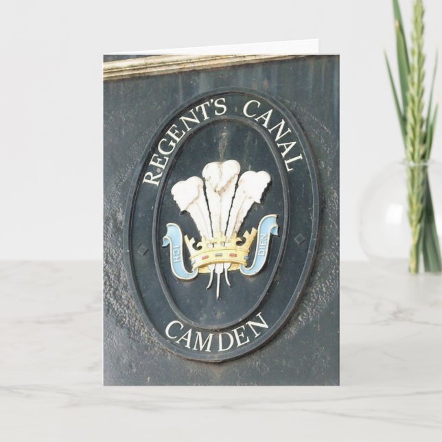 Canal de Regent - Candado de Camden - Tarjeta de s (Anverso)