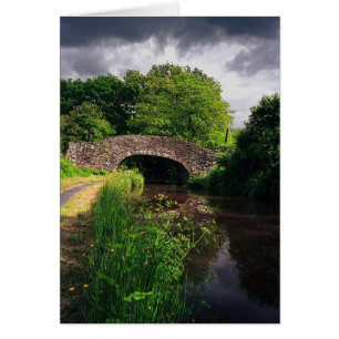 Canal en Brecon, Gales, Tarjeta