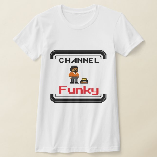 Canal Funky Pixel Art T-Shirt Tank Top (Distribución)