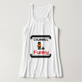 Canal Funky Pixel Art T-Shirt Tank Top