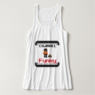 Canal Funky Pixel Art T-Shirt Tank Top