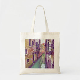 Canal italiano de Venecia de la bolsa de asas