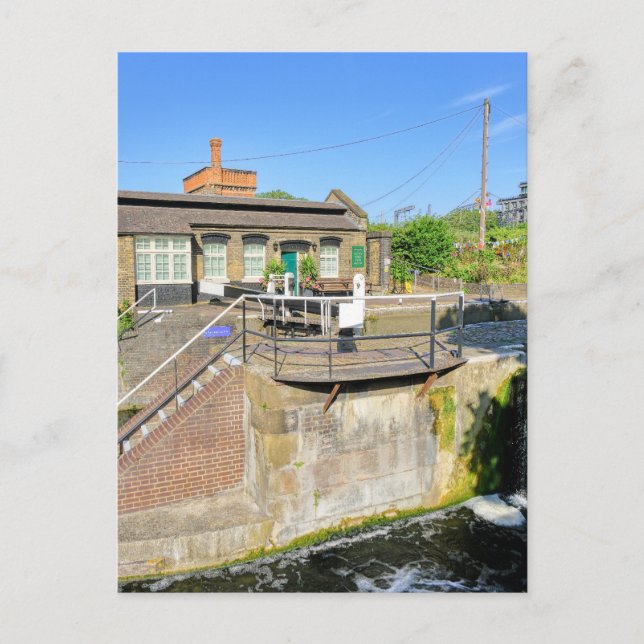 Canal Regent, Cruz Kings, postal de Londres (Anverso)