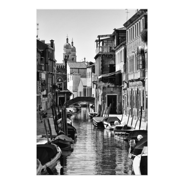 Canal veneciano - Impresión fotográfica (Frente)